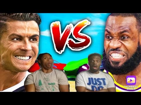Ronaldo VS LeBron - Car Wars!