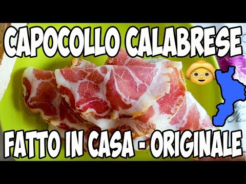 Homemade Calabrian Capocollo (Cover): Original Recipe - Homemade Salami