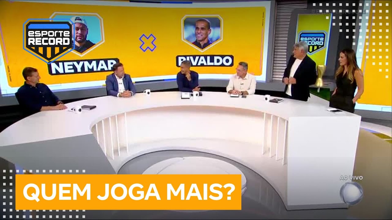 Declaração polêmica de Neymar sobre Rivaldo é assunto no Esporte Record