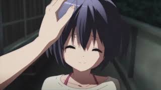 Cute anime head pats