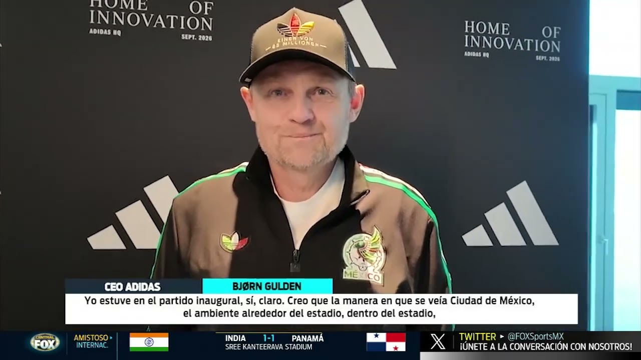 "LA INAUGURACIÓN EN MÉXICO fue lo MEJOR del MUNDIAL": CEO de ADIDAS en EXCLUSIVA con FOX Sports