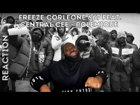 Freeze Corleone 667 feat. Central Cee - Polémique (UK REACTION) // REACTING TO FRENCH X UK DRILL