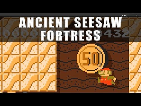 Super Mario Maker 2 Ancient Seesaw Fortress