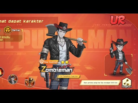 GACHA Zombieman UR one punch man the strongest 180 BT