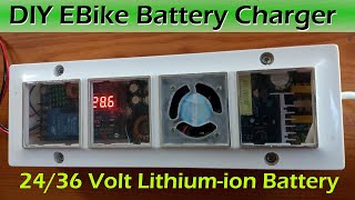 How to Make EBike Lithium-ion Battery Charger 24/36 volt