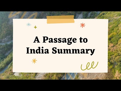 A Passage to India Summary | A Novel by E. M. Forster