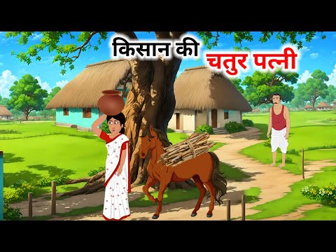 गरीब किसान की चतुर पत्नी हिंदी कहानी | Chatur Patni | Panchtantra Ki Kahaniyan | Moral Stories