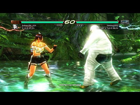 02 Julia Chan ​VS Bob - Tekken 6 ( Uchiha x24 ) Gameplay PS3