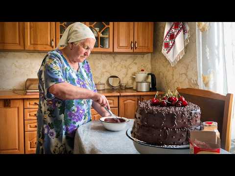 85-Year-Old Grandma's Traditional Life with Her Only Son & Secret Family Recipe in the Carpathians