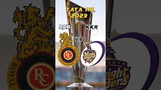 Rcb vs kkr in ipl 2023 #shorts #youtubeshorts #ipl