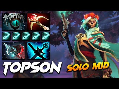 Topson Muerta - SOLO MID - Dota 2 Pro Gameplay [Watch & Learn]