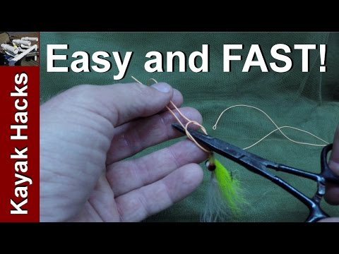 Fishing Knots with Forceps: Tie easy Kreh Loop Fishing Knot