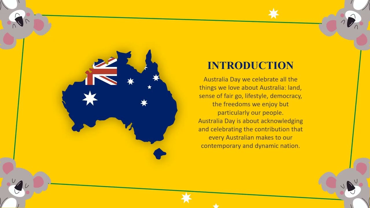 Australia Day Animated PowerPoint Slides