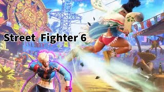 Cammy vs Lily ! Street Fighter 6 gameplay in slow motion !  Cammy and Lily bunny moves ! SF 6 !