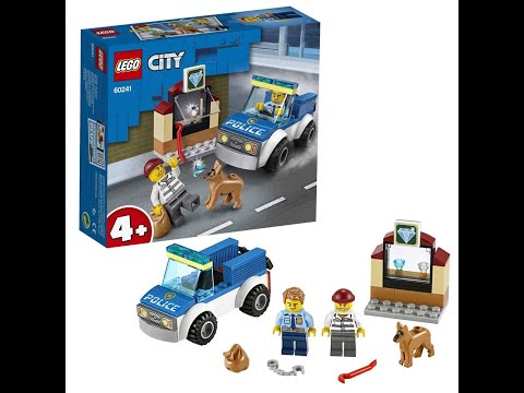 Конструктор LEGO City Police «Полицейский отряд с собакой» 60241 / 67 деталей