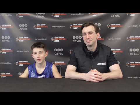 CEYBL U13 - Press conference, 12.2.2023, Slávia Trnava - HAKRO Merlins Crailsheim