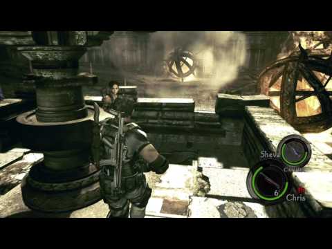 Resident Evil 5 Remastered playthrough pt18 - A Secret City! Is This Tomb Raider?