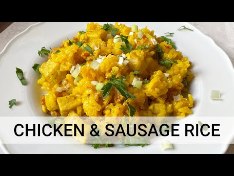 One-Pot Spicy Sausage and Chicken Rice Recipe