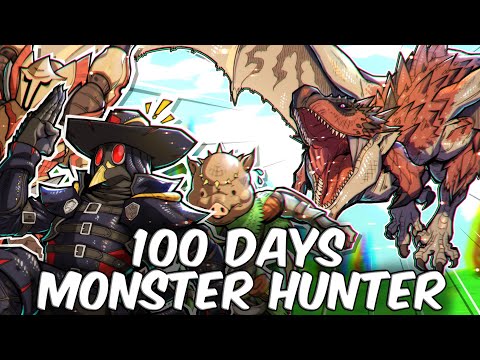 I Spent 100 Days in Monster Hunter World... Here's What Happened!