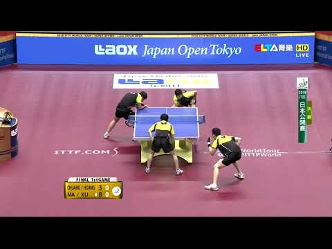 2016 Japan Open Final | Ma Long/Xu Xin vs. Chuang Chihyuan/Huang Shengsheng