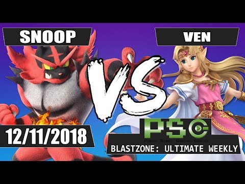 PSG Blastzone: Snoop (Incineroar) vs Ven (Zelda) - Winners Semis