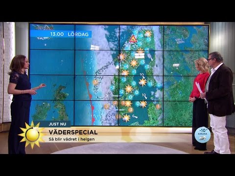 Så blir vädret i helgen - Nyhetsmorgon (TV4)