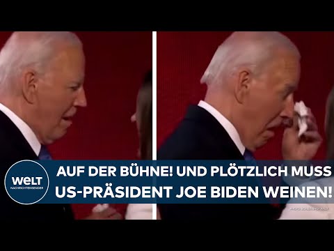 JOE BIDEN: Auf dem Parteitag der Demokraten in Chicago! Und plötzlich muss der US-Präsident weinen!