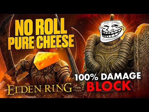 Elden Ring The Most Cheese Build. No roll, pure Cheese!