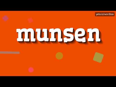 MUNSEN - HOW TO PRONOUNCE IT!?