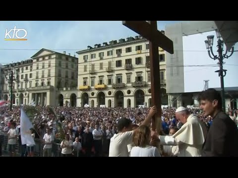 Rencontre  du Pape avec les jeunes de Turin