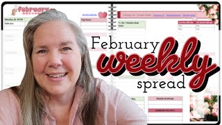 2023 February Weekly digital OneNote Plan With Me