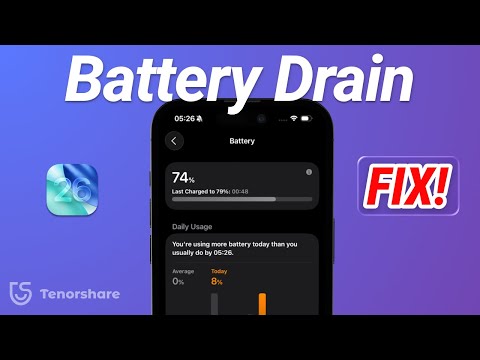 iPhone Battery Draining Fast After Update iOS 26? - 6 Ways to Fix!!