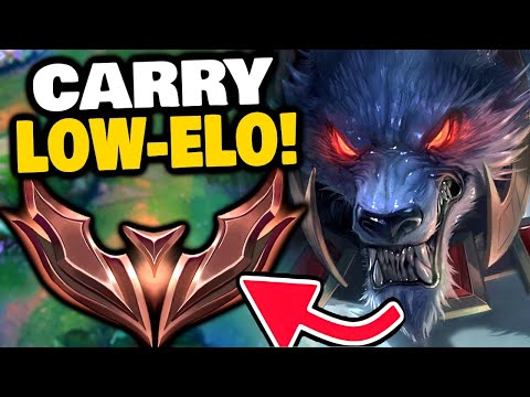 LEARN the EASIEST JUNGLER for LOW ELO - Warwick!!!