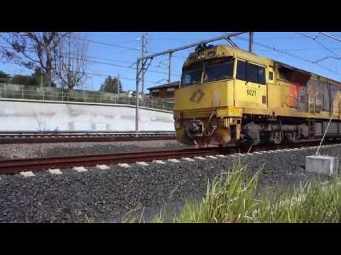 Aurizon loco movement and PN extra 5SB1 - 16/2/17