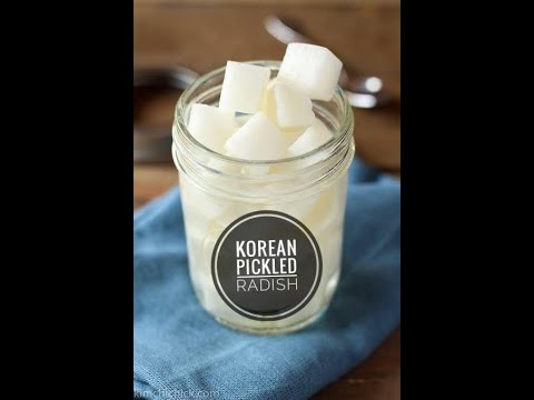 EASY Pickled Radish (Side dish) | Korean (Daikon) Radish Recipe | How to Make Korean Pickled Radish