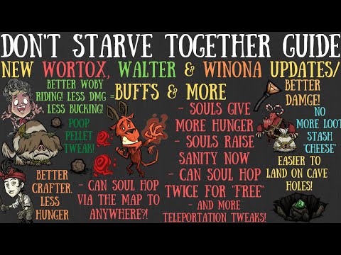 NEW Wortox, Walter, Winona Buffs & More - Wickerbottom Rework Update - Don't Starve Together Guide