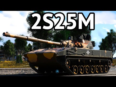 War Thunder: 2S25M "Sprut-SDM1" Russian Light Tank Gameplay