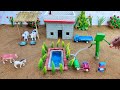 DIY How To Make Cow Shed House Of Animals Horse House Cow Shed Electric Motor Pump 03