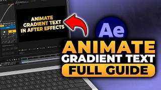 How To Animate Gradient Text in After Effects (FAST & EASY) | 100% WORKS | NO Yapping, To The Point!