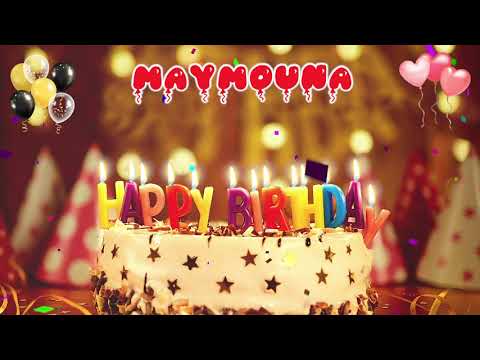 MAYMOUNA Birthday Song – Happy Birthday to You