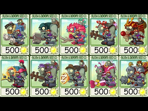 PvZ 2 Tournament Gargantuar- 16 Random Gargantuars vs Cardio Zombie - Who is The Best?