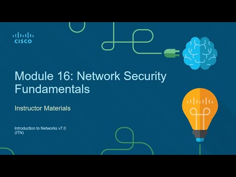 Module 16 :Network security Fundamentals