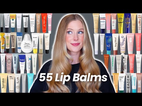 I Tried The Top 55 Lip Balms And Found the BEST One... Lip Balm Showdown! ▶