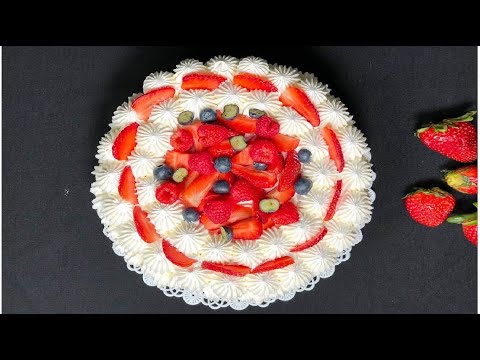 TORTA  di FRAGOLE -  RICETTA FACILE Speciale per la Festa della Mamma