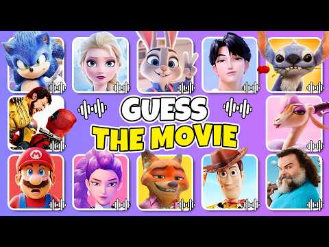Guess the Movie by the Song! 🎶 Zootopia 2, A Minecraft Movie, KPOP Demon Hunters