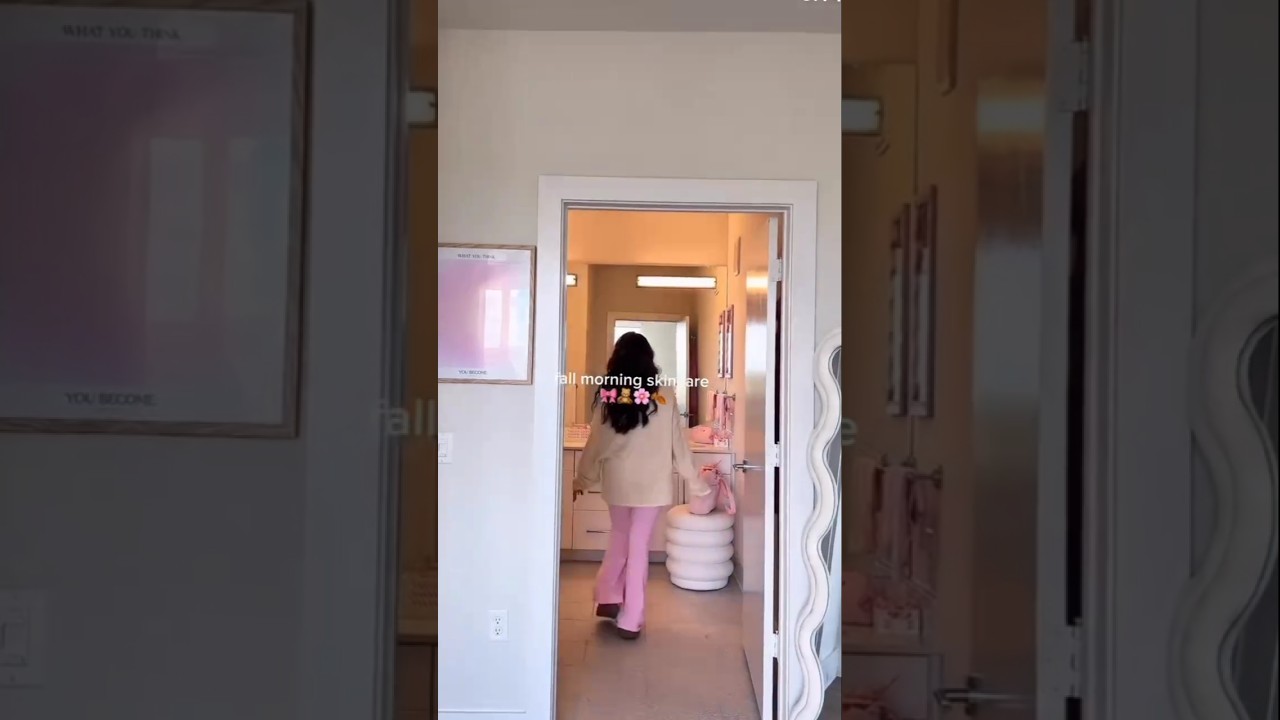 Fall morning skincare 🍂🍁✨ #pinterest #morningroutine #mymorningroutine #aesthetic