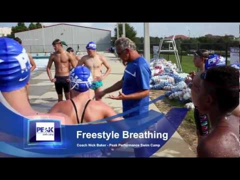 Peak Performance Swim Video Tip: Freestyle Breathing