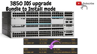 3850 IOS Upgrade - Bundle to Install mode