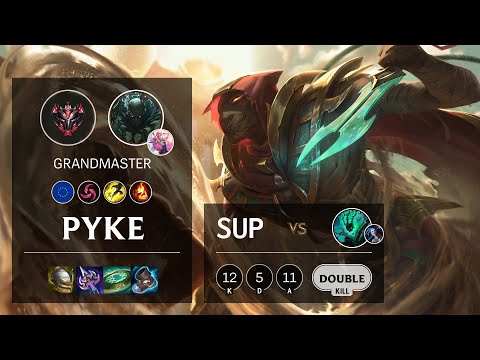 Pyke Support vs Thresh - EUW Grandmaster Patch 11.23
