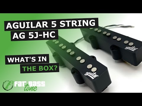 Aguilar AG 5J-HC/CL 5 String Hum Cancelling Jazz Bass® Pickup Set - (Bridge 3.73" & Neck 3.73") image 3